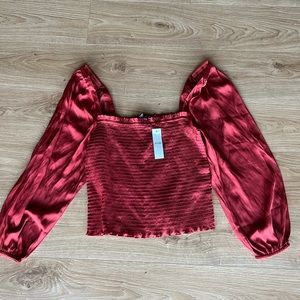 JCrew Silky Top Size M